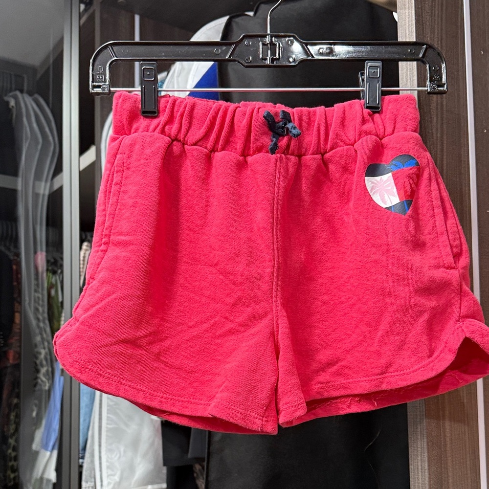Tommy Hilfiger Kids Bright Red Shorts